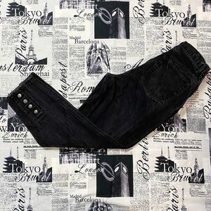 PS Gitano Jeanswear Women's Black vintage 90s jeans high waist straight legs